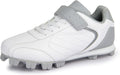 Kids Baseball Cleats for Boys Girls - Low Top Youth Rubber Molded
