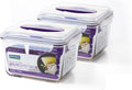 Glasslock 125 oz Glass Food Storage Set of 2 - Large Capacity