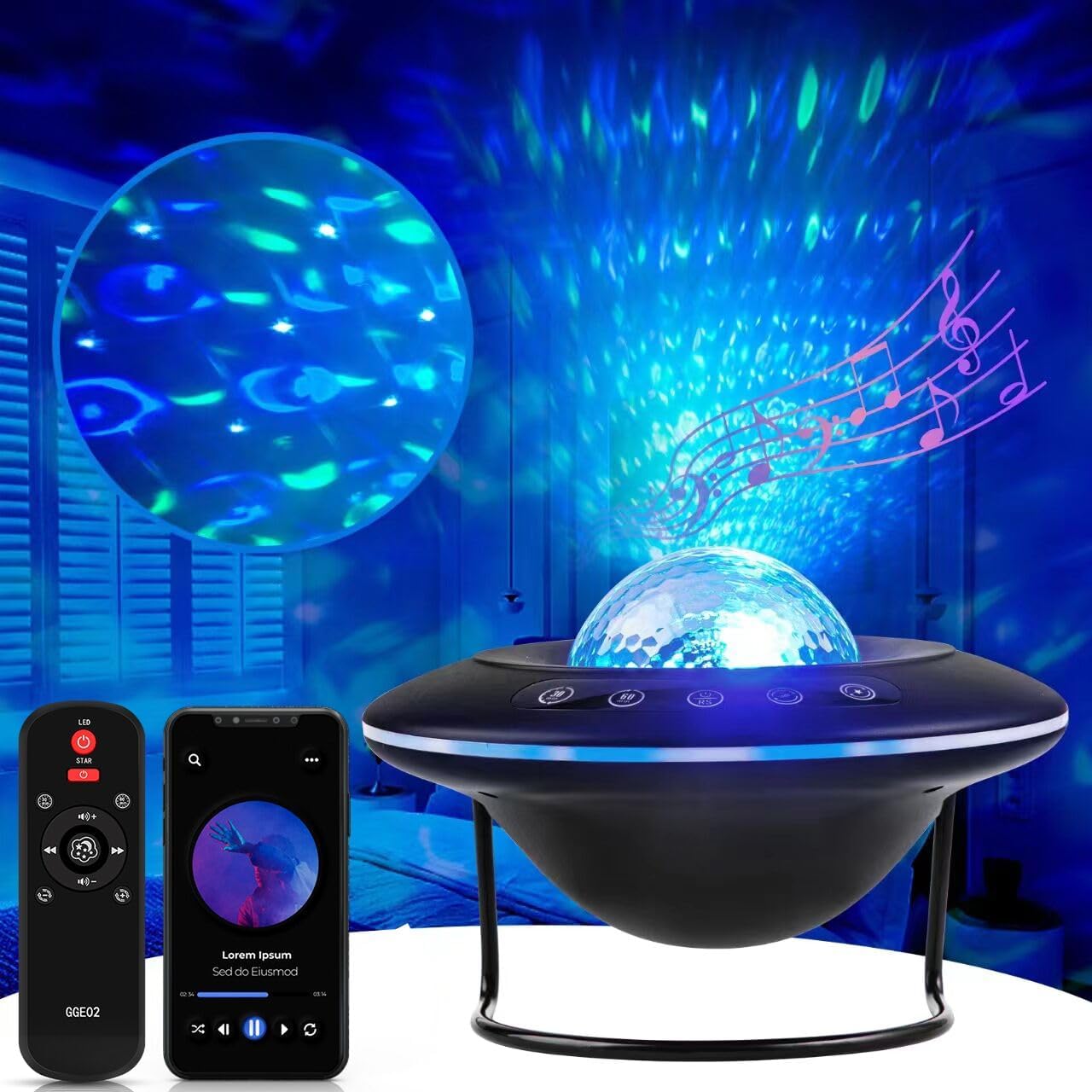 Bluetooth Star Projector: The Ultimate Galaxy Experience!