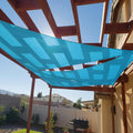 Turquoise Blue 14x14x14 ft Triangle Sun Shade Sail - Custom Size