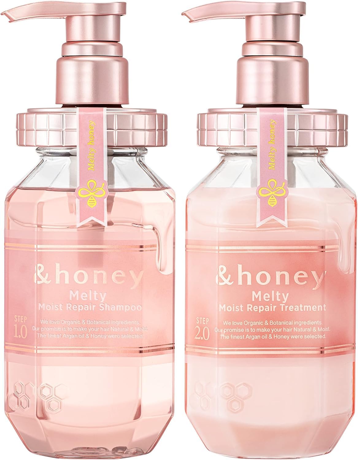 Melty Moist Repair Shampoo and Conditioner Set for Healthy Hair