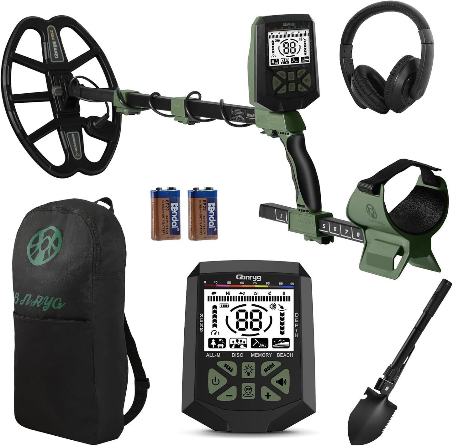 High Accuracy Metal Detector for Adults with 12in Waterproof Coil
