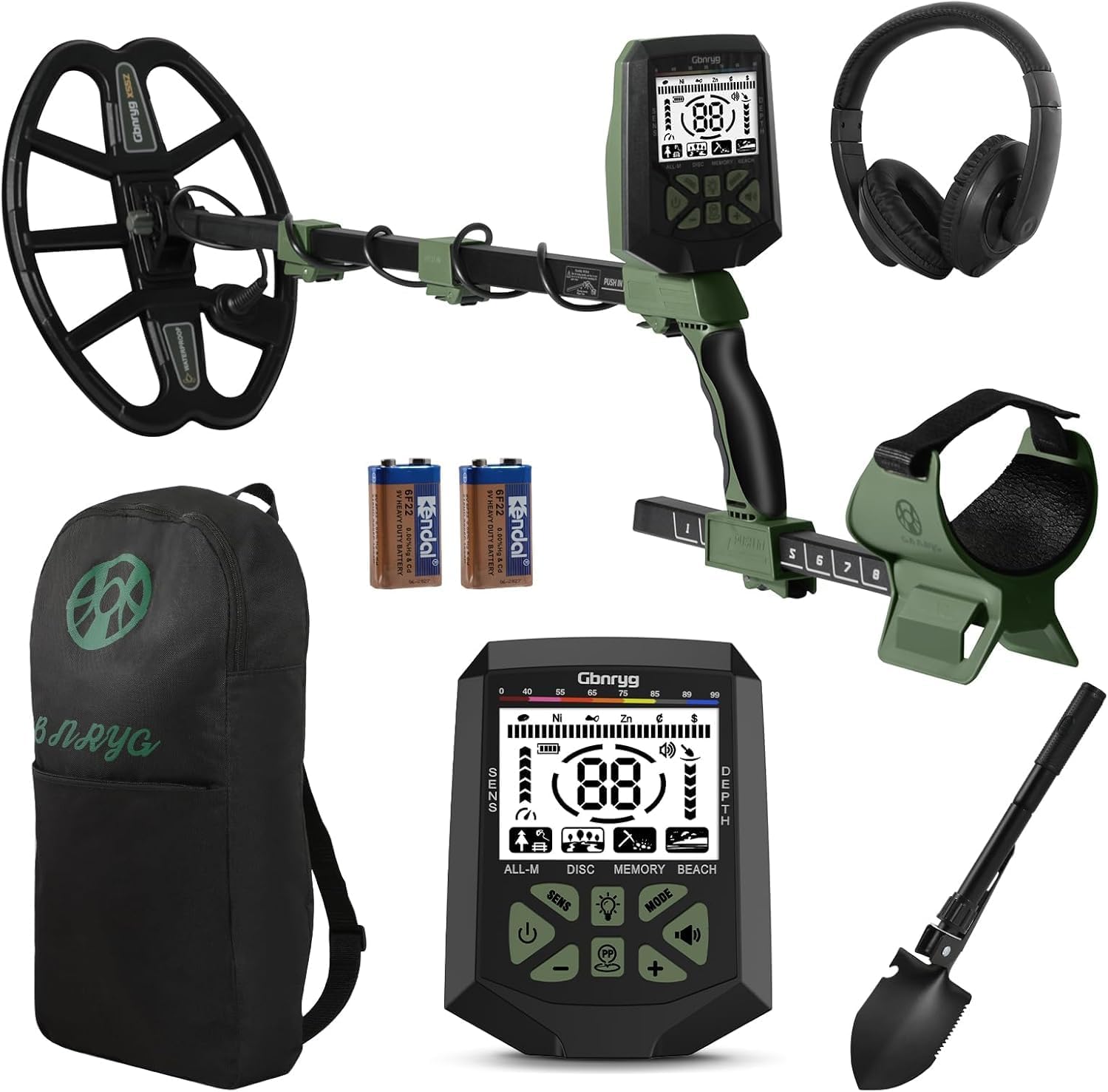 High Accuracy Metal Detector for Adults with 12in Waterproof Coil