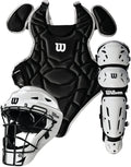 Wilson EZ Gear 2.0 Catchers Gear Kit - Youth Black Large/XL