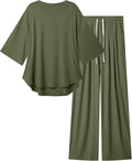 difficort Womens 2 Piece Outfits Batwing Lounge Set - Soft, Easy Fit