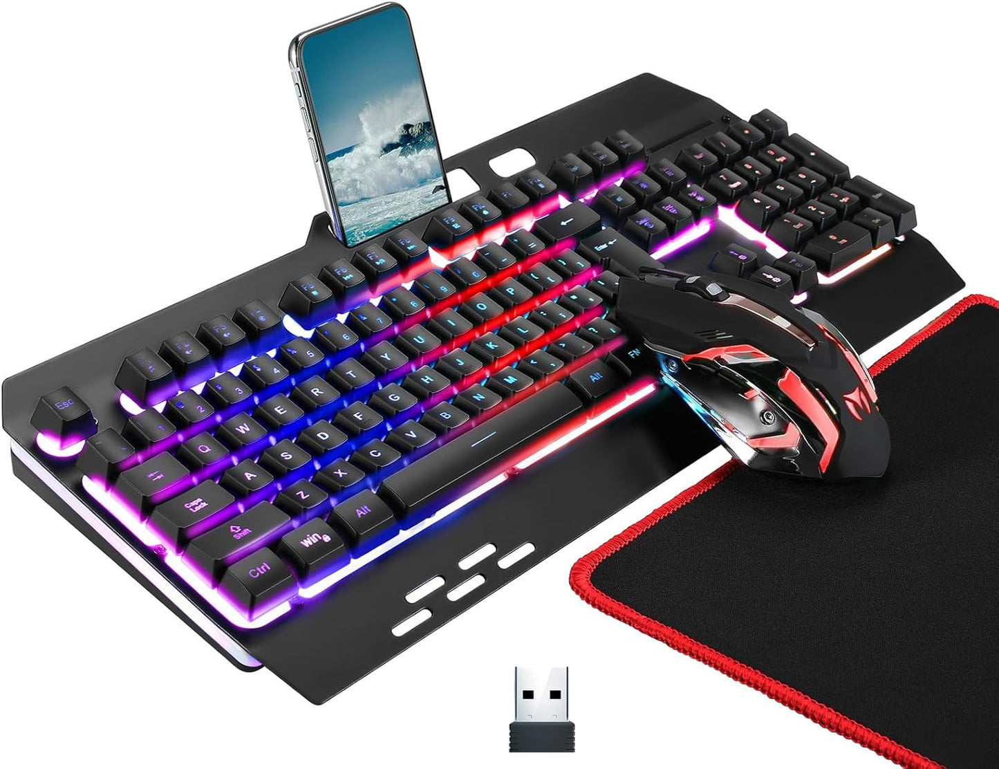Wireless RGB Gaming Keyboard & Mouse Set