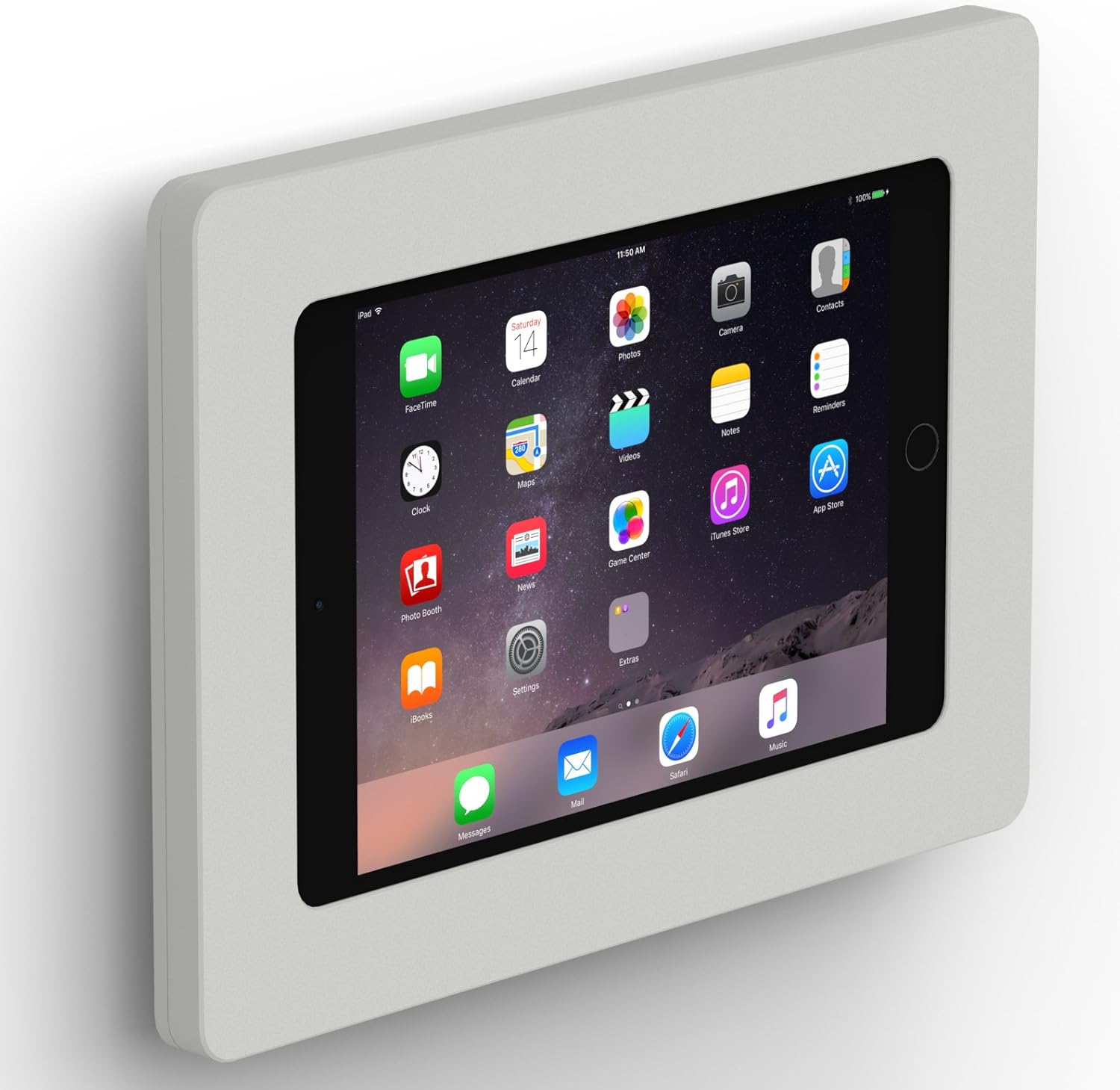 VidaMount Light Grey Enclosure & Fixed VESA Wall Mount