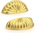 Probrico 20 Pack Gold Drawer Pulls 3 in Hole Centers - Vintage Cup