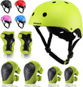 Kids Bike Helmet Set Adjustable Toddler Helmet with Pads - Multi-Sport