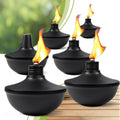 6-Pack Upgraded Tabletop Torches, 24 oz Citronella Torch Lights - Long