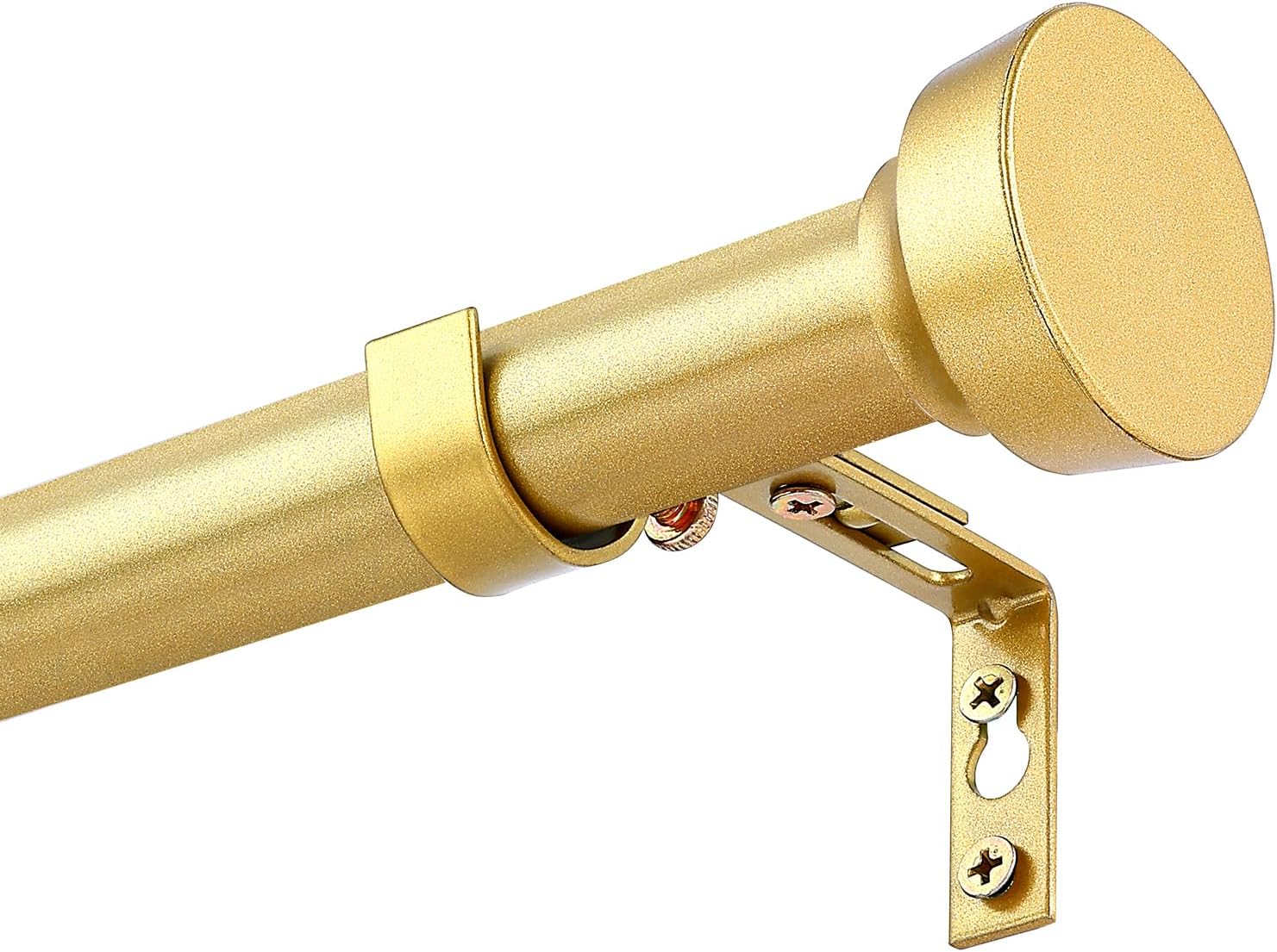 Wrap Around Blackout Curtain Rod - Extendable 144-168 Inches