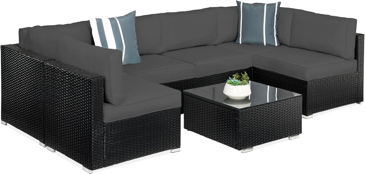 Modular Outdoor Sectional Wicker Patio Set for Ultimate Comfort