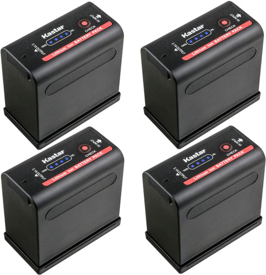 Kastar 4 Pack Battery Compatible with Canon Cameras for Long Life