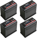 Kastar BP-980GPRO 7.4V 8700mAh Battery 4-Pack - Long Run Time