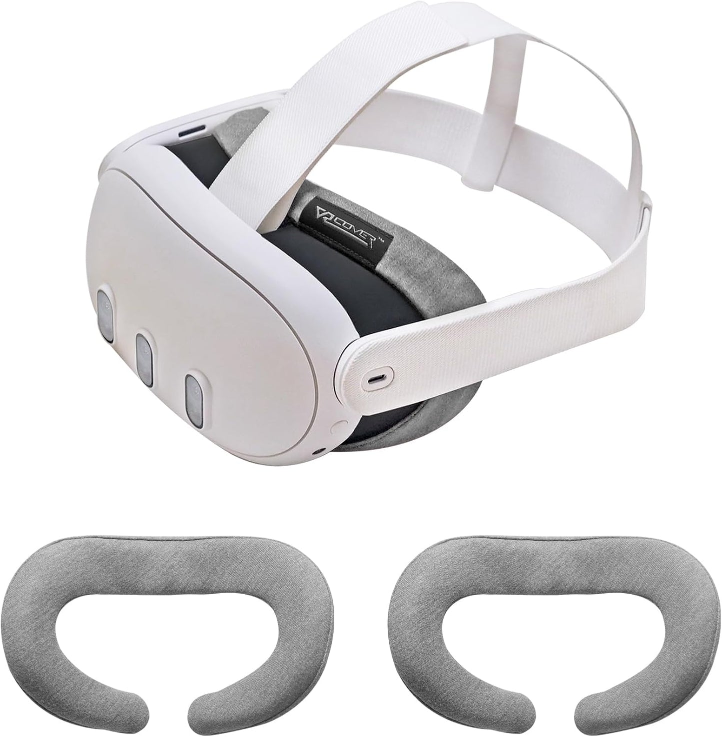 VR Cover for Meta Quest 3 - Washable Cotton Cover Set of 2