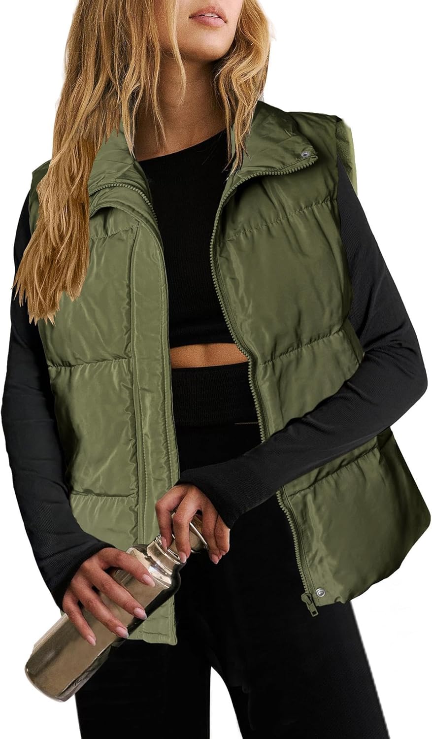 Lightweight Winter Warm Puffer Vest for Women by Zeagoo