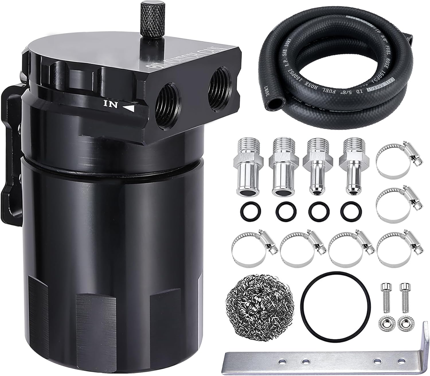 EVIL ENERGY 300ML Baffled Oil Catch Can for Optimal Engine Care