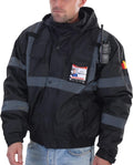 Reflective Jacket for Men Class 3 Hi Vis Bomber - Waterproof Warm