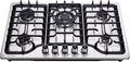 30 Inch Gas Cooktop 5 Burners Built-in Stainless Steel - Versatile