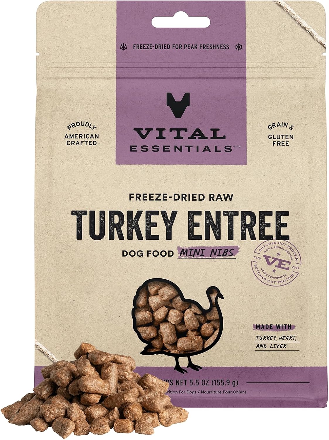 Nutrient-Rich Turkey Mini Nibs for Dogs