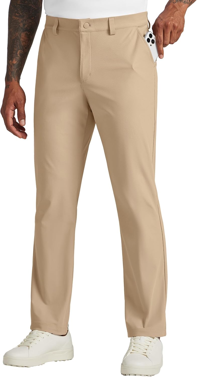 Willit Mens Golf Pants Quick Dry Stretch Dress Pants for Work