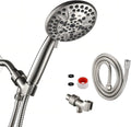10 Spray Shower Head with Handheld - High Pressure Brushed Nickel