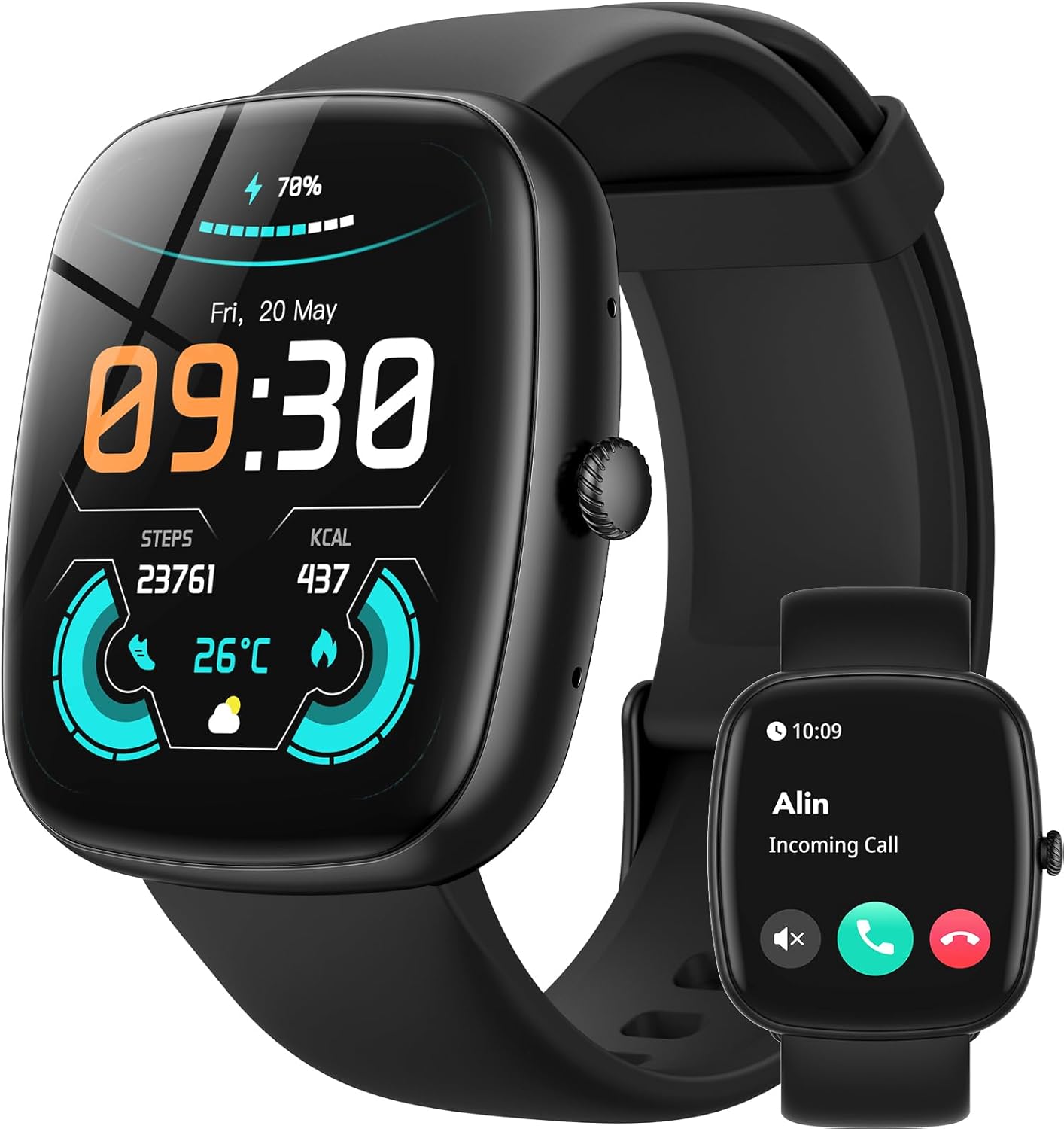 Smart Watch HD Screen: Answer Calls, Fitness Tracker