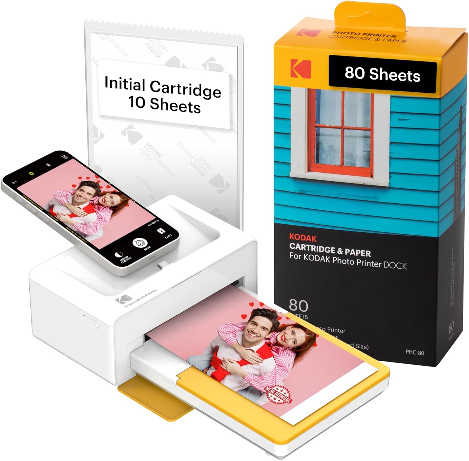 Print Memories Instantly with KODAK Dock Plus Printer!