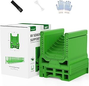 RVGUARD 20 FT Sewer Hose Support for Efficient Waste Disposal