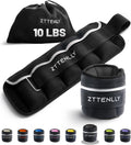 Adjustable Ankle Weights Pair with Carry Bag - Removable Sandbags