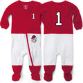 Wes and Willy Baby College Sports Fan Football Jersey Sleeper - Soft