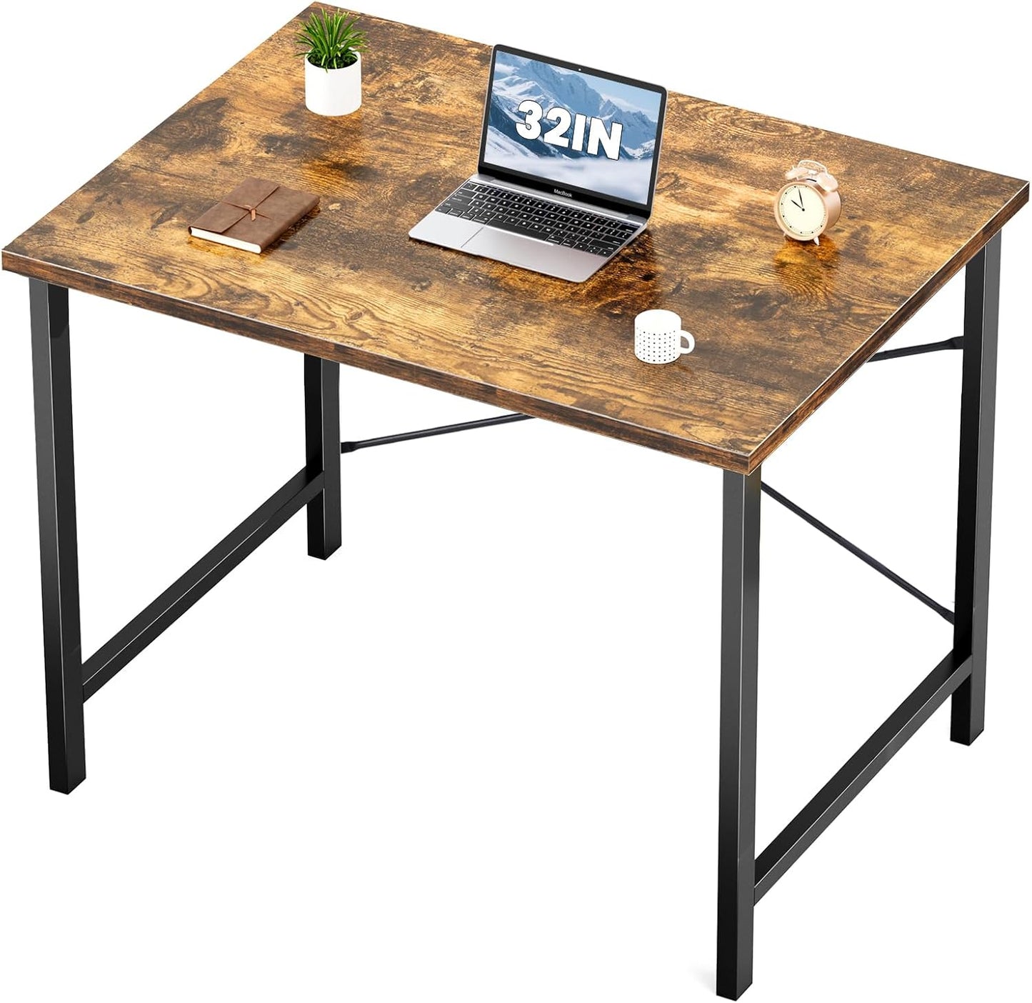 Sweetcrispy 32 Inch Small Office Desk for Modern Workspaces