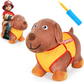 iPlay iLearn Bouncy Pals Dog Hopping Horse - Soft Ride-On Hopper