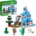 LEGO Minecraft The Frozen Peaks 21243 - Icy Biome Adventure Set