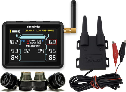 TireMinder i10 RV TPMS with 4 Transmitters for Safety