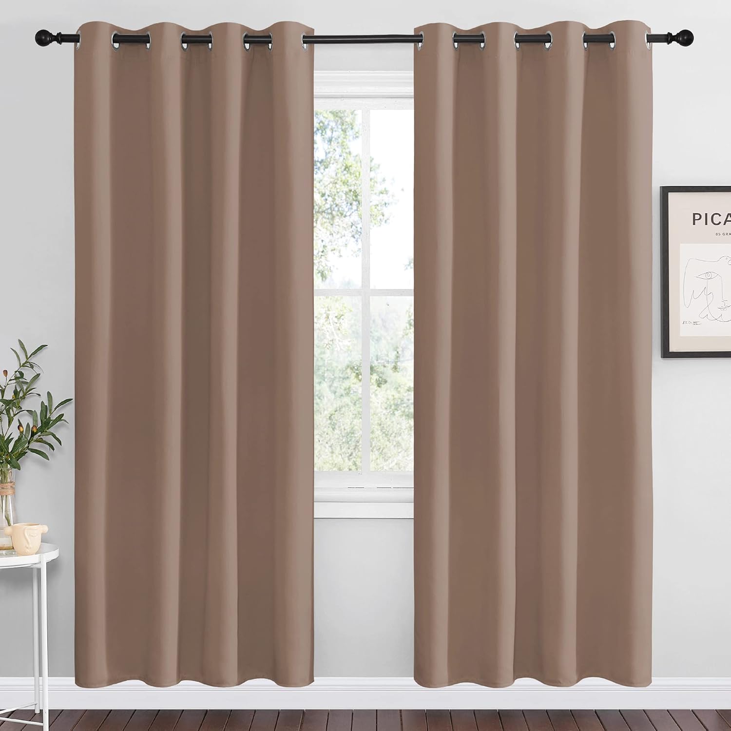 NICETOWN Kitchen Blackout Curtains for Energy Saving and Style