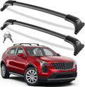 KINGGERI Lockable Roof Rack Cross Bars for Cadillac XT4 2019-2025