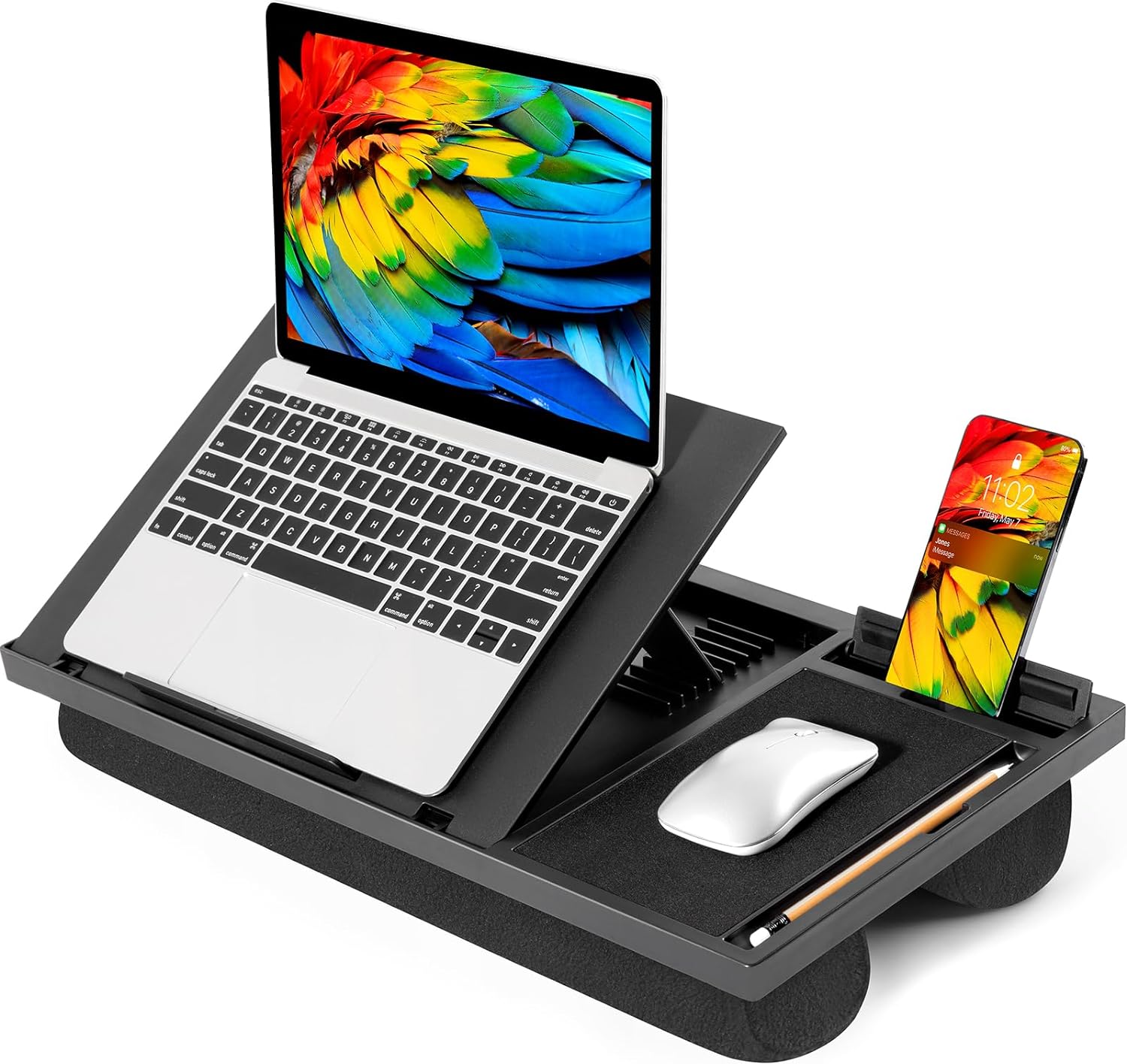 LORYERGO Adjustable Laptop Desk - Ultimate Comfort Solution