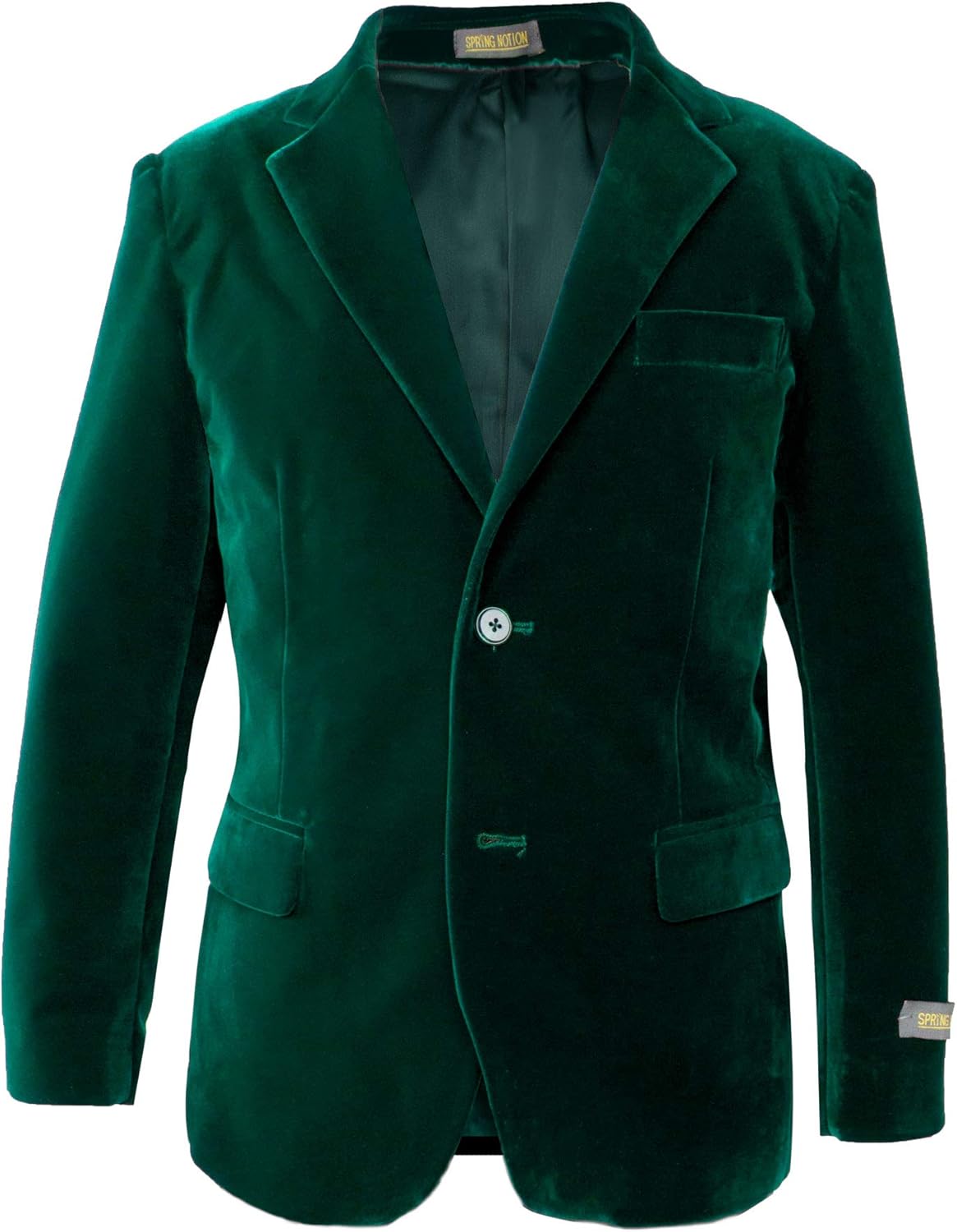 Big Boys' Velvet Blazer for Stylish Formal Events and Holidays
