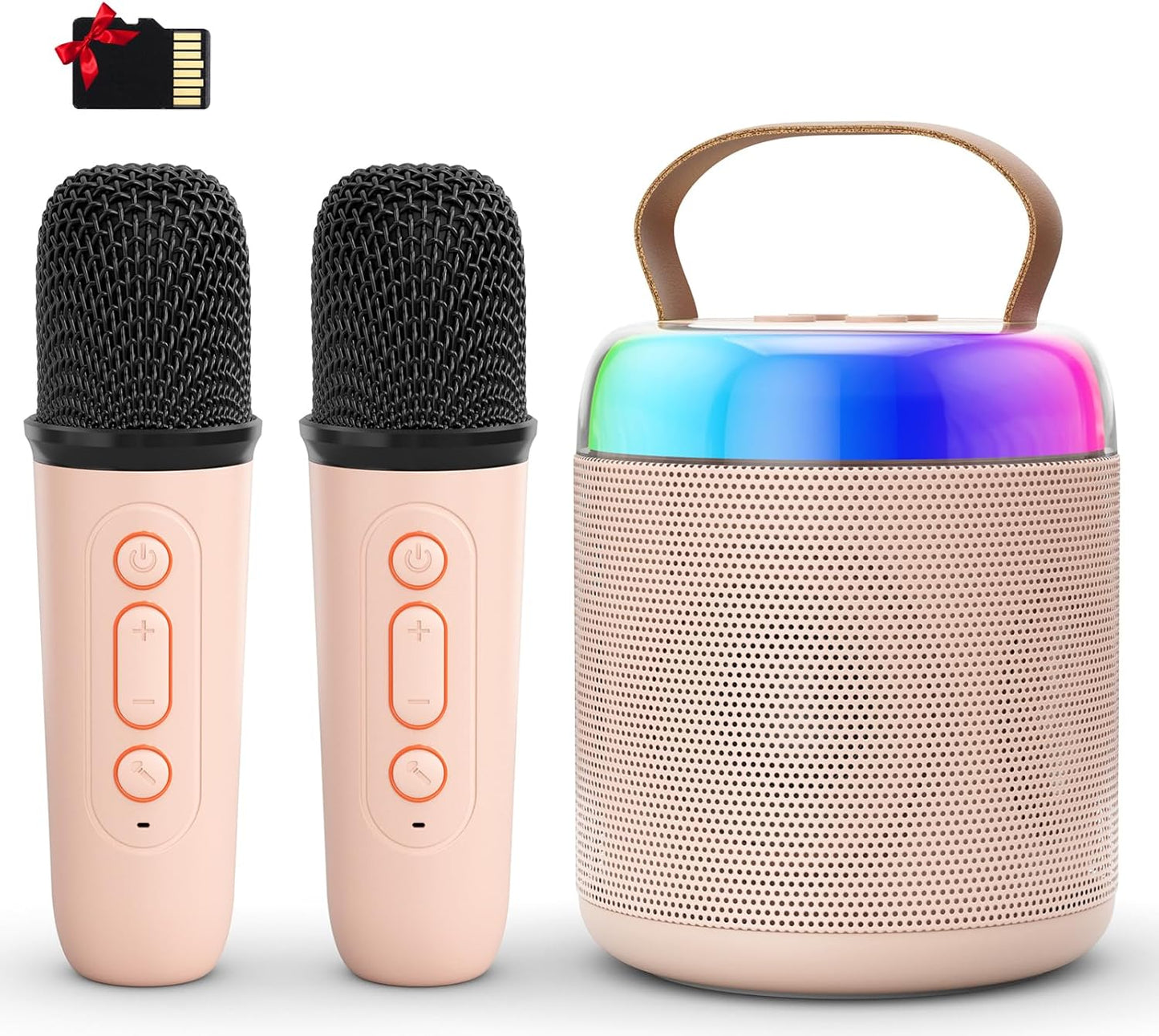 Portable Bluetooth Karaoke Speaker Set: Sing Together Anywhere!