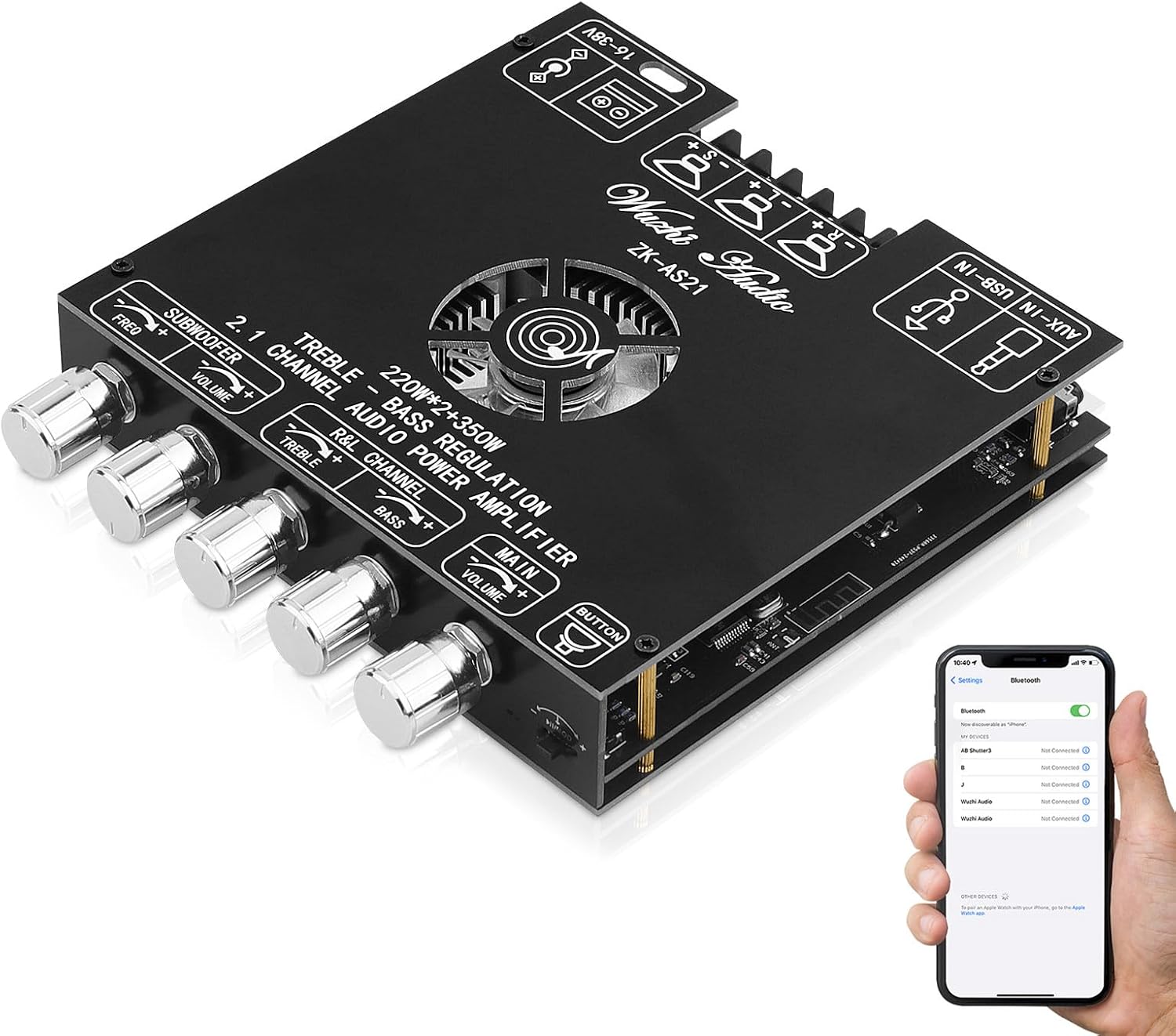 High Power Bluetooth 5.1 Audio Amp Board - Enhance Home Sound