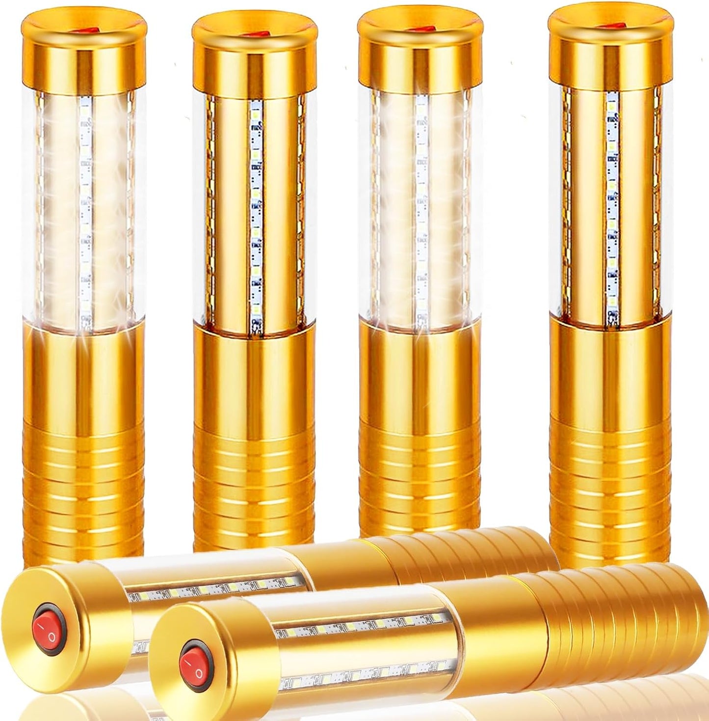 6 PCS LED Strobe Baton Lights for Parties and Events