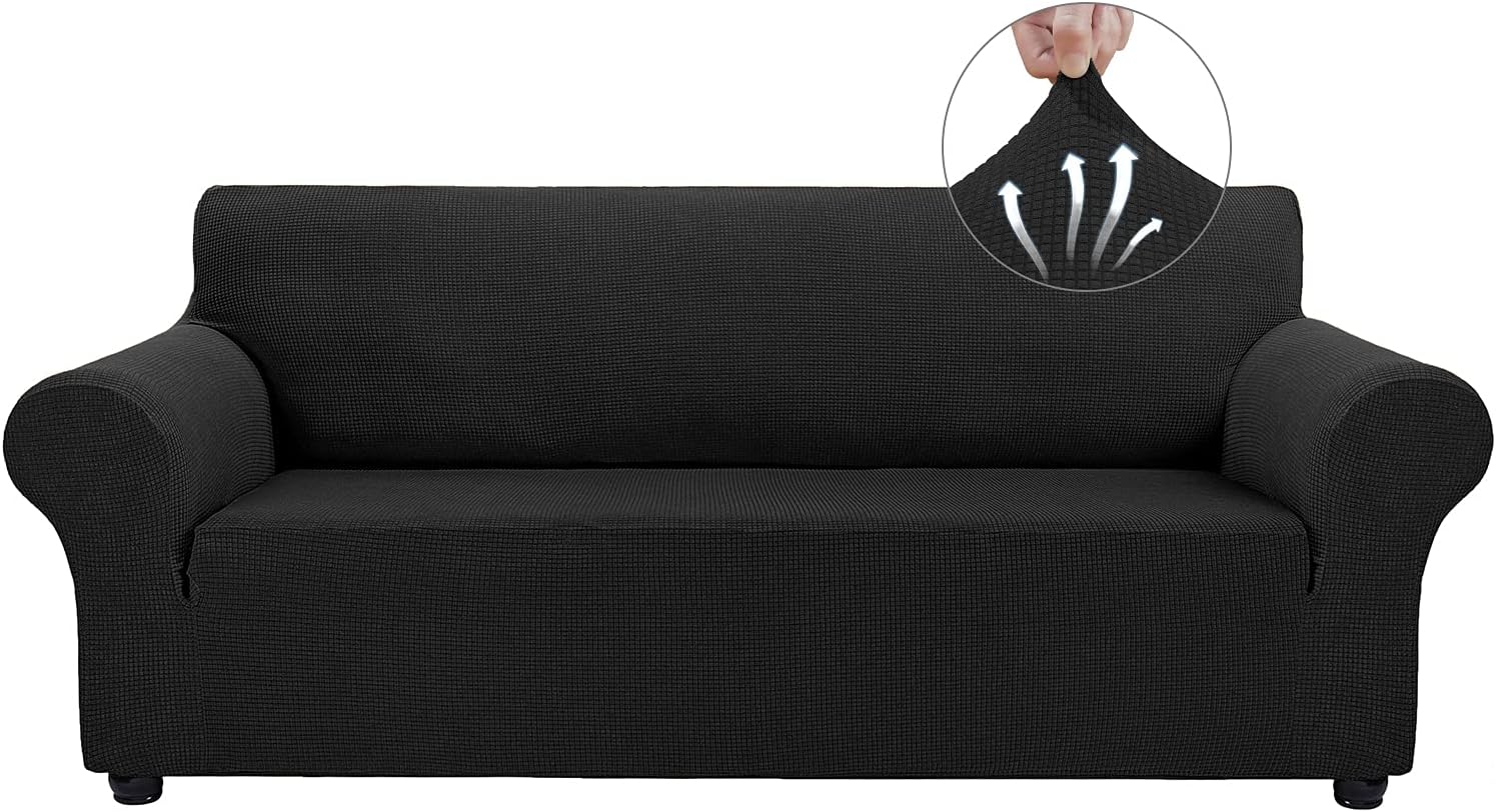 Asnomy Couch Covers for 3 Cushion Sofa - Stylish Pet Protector