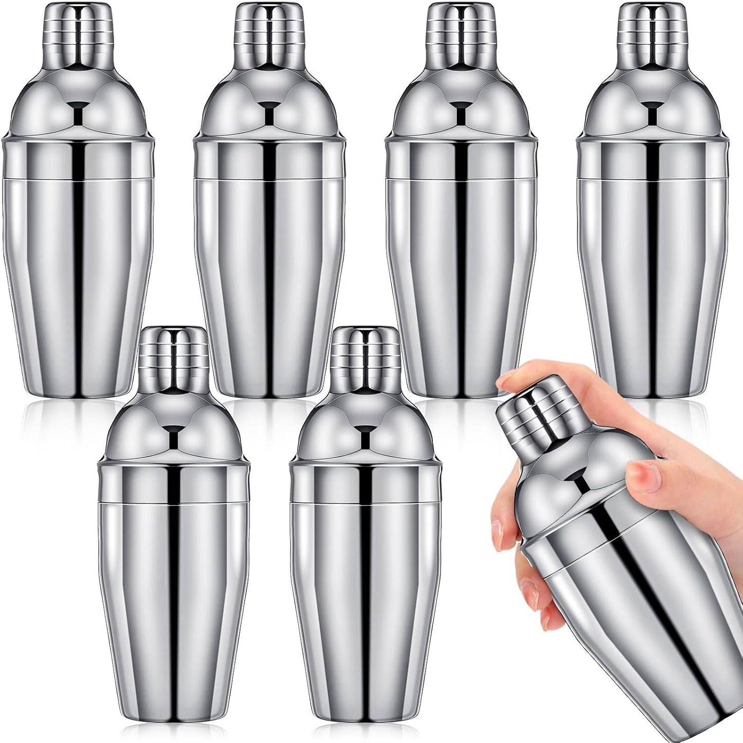Stainless Steel Cocktail Shaker Set - No Leaks!