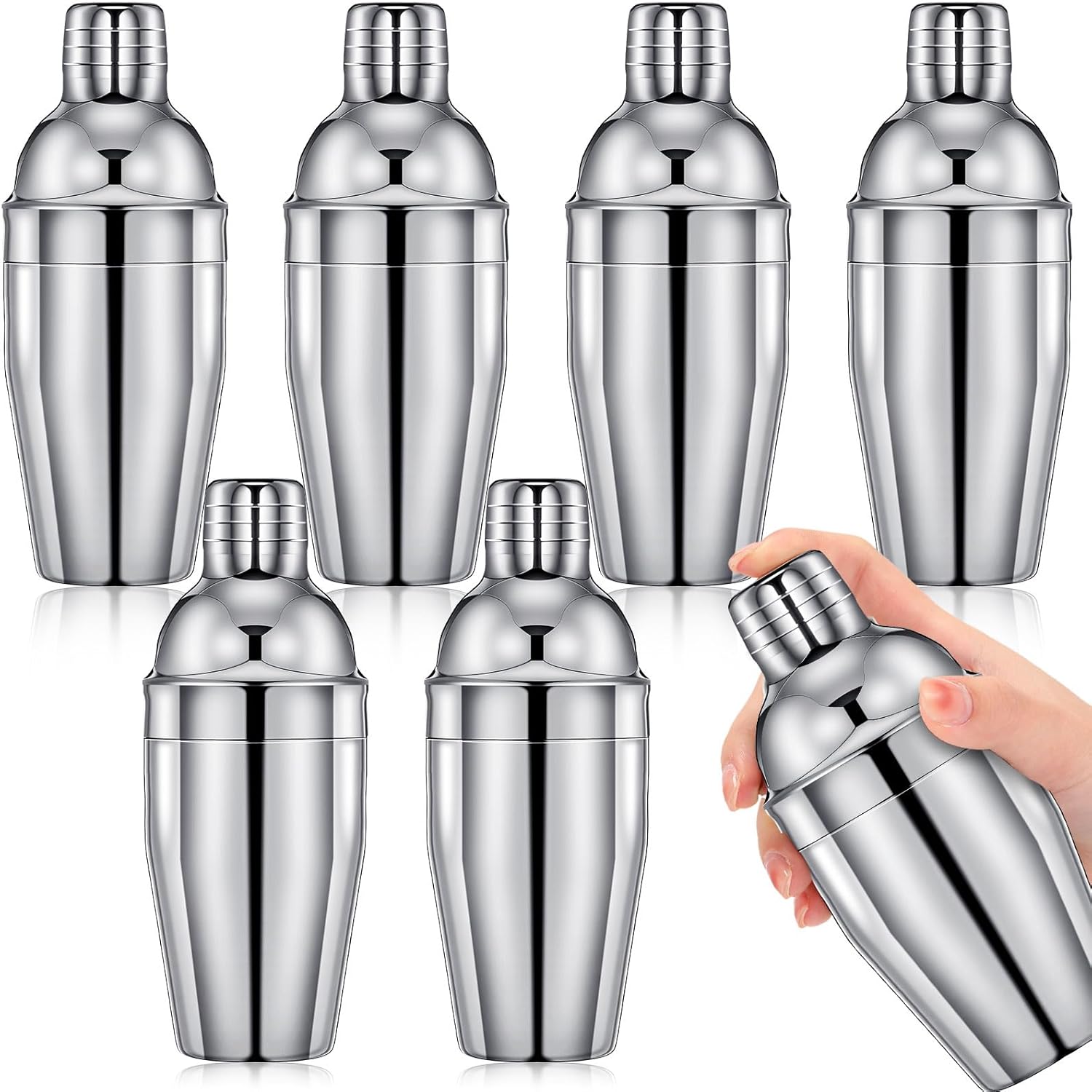 Stainless Steel Cocktail Shaker Set - No Leaks!