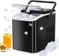 Sweetcrispy Countertop Ice Maker Machine - Fast Bullet Ice in 6 Min