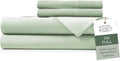 Full Size Viscose from Bamboo Sheet Set - Light Green Luxury