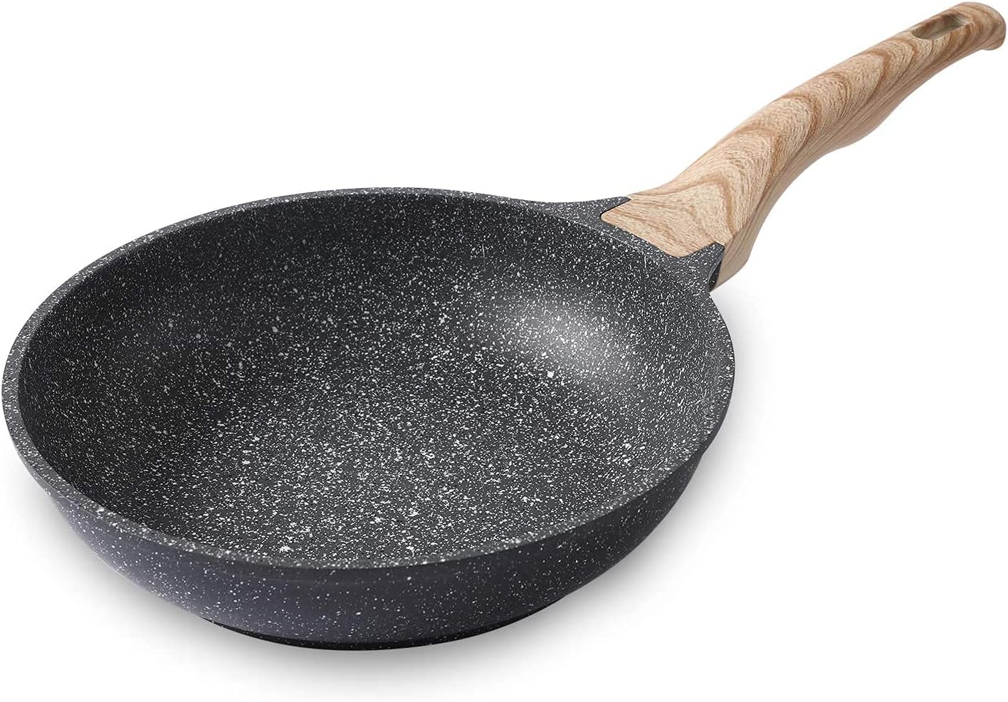 Granite Coating Nonstick Frying Skillet for Healthy Cooking 9.5ftin