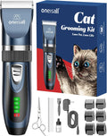 Quiet Cat Clippers for Matted & Long Hair - Low Noise Cordless