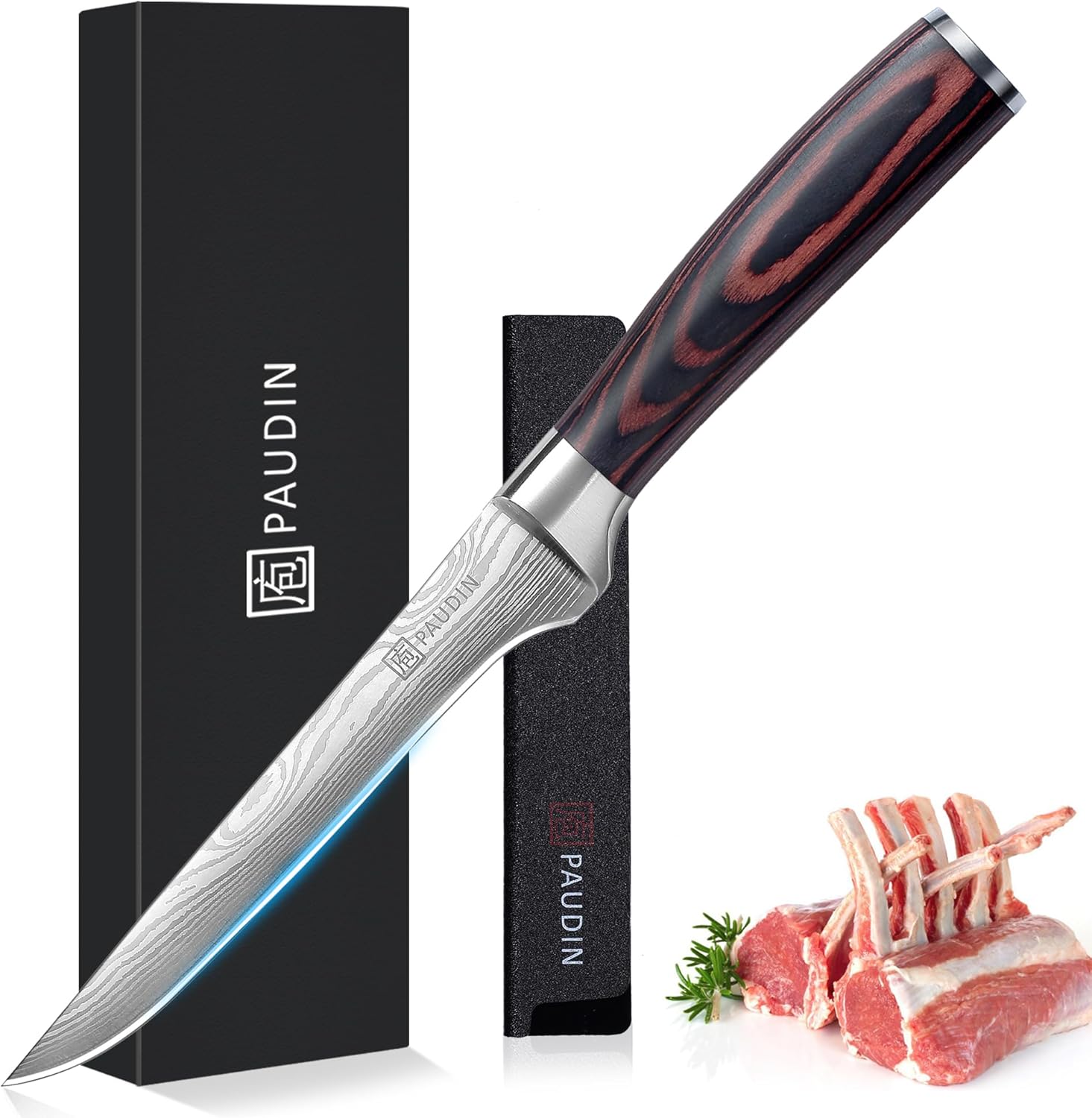 PAUDIN 6 Inch Boning Knife for Effortless Meat Preparation